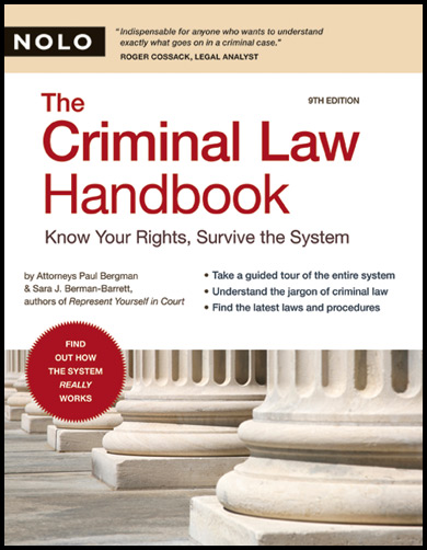 Title details for The Criminal Law Handbook by Paul Bergman - Available